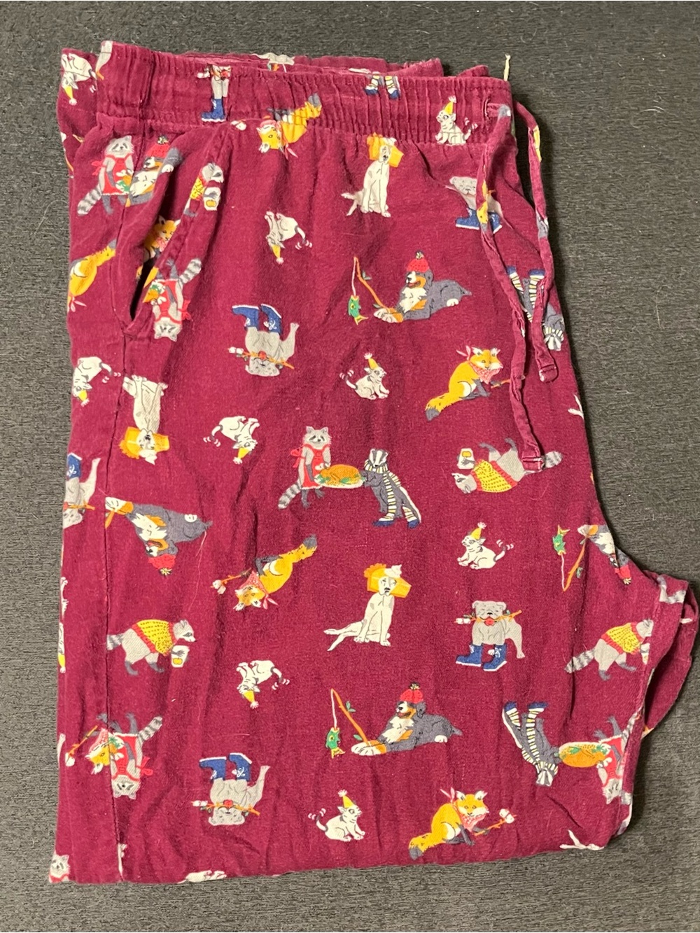 Gap Animal Print Pajama Pants